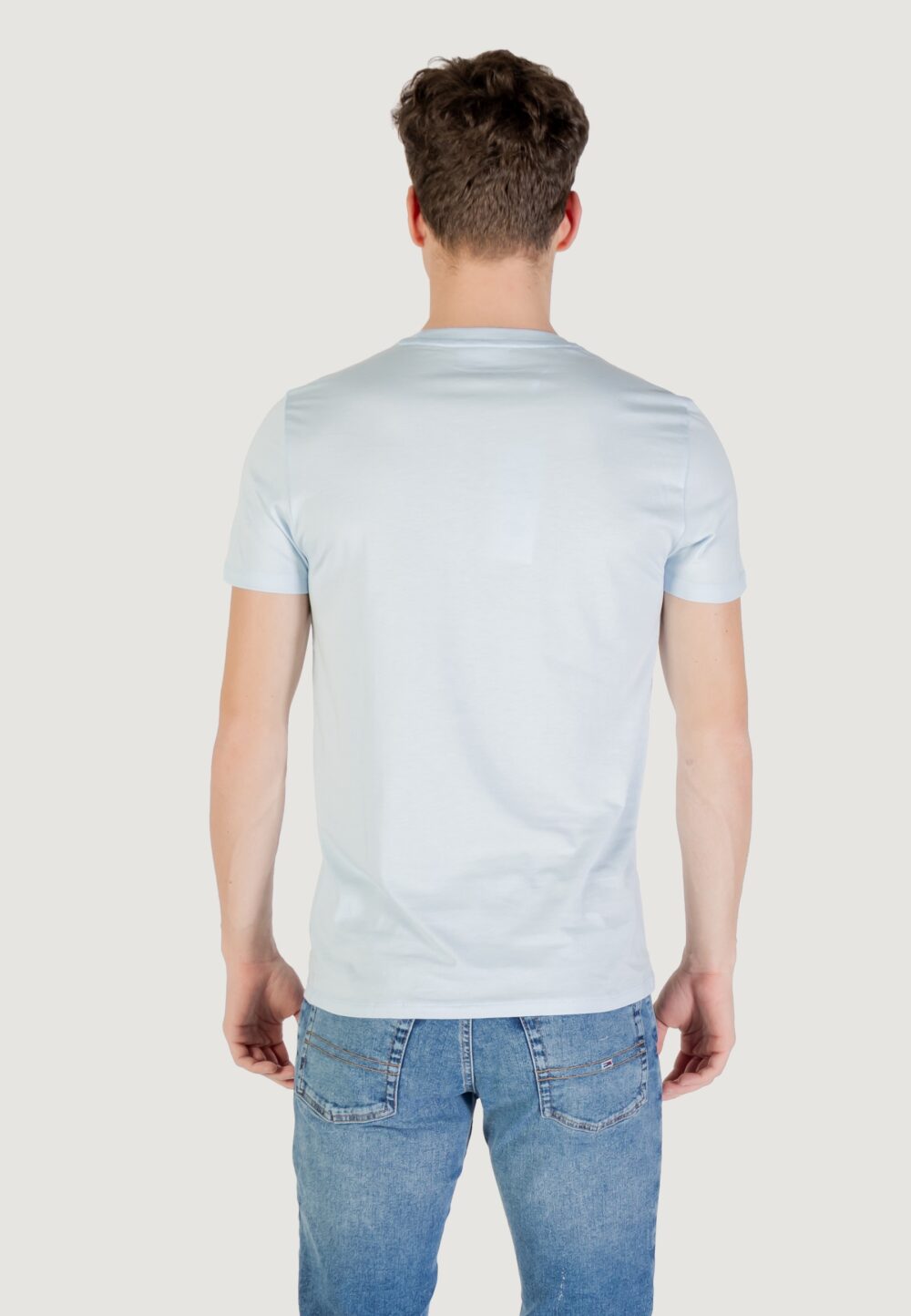 T-shirt LACOSTE Celeste - Foto 5