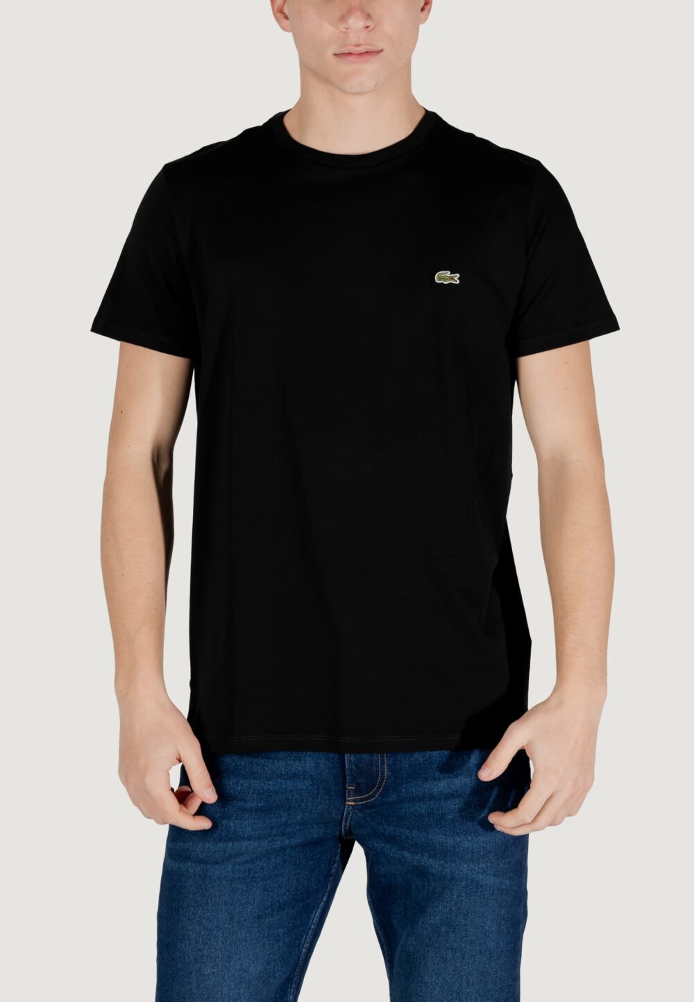 T-shirt LACOSTE Nero - Foto 3
