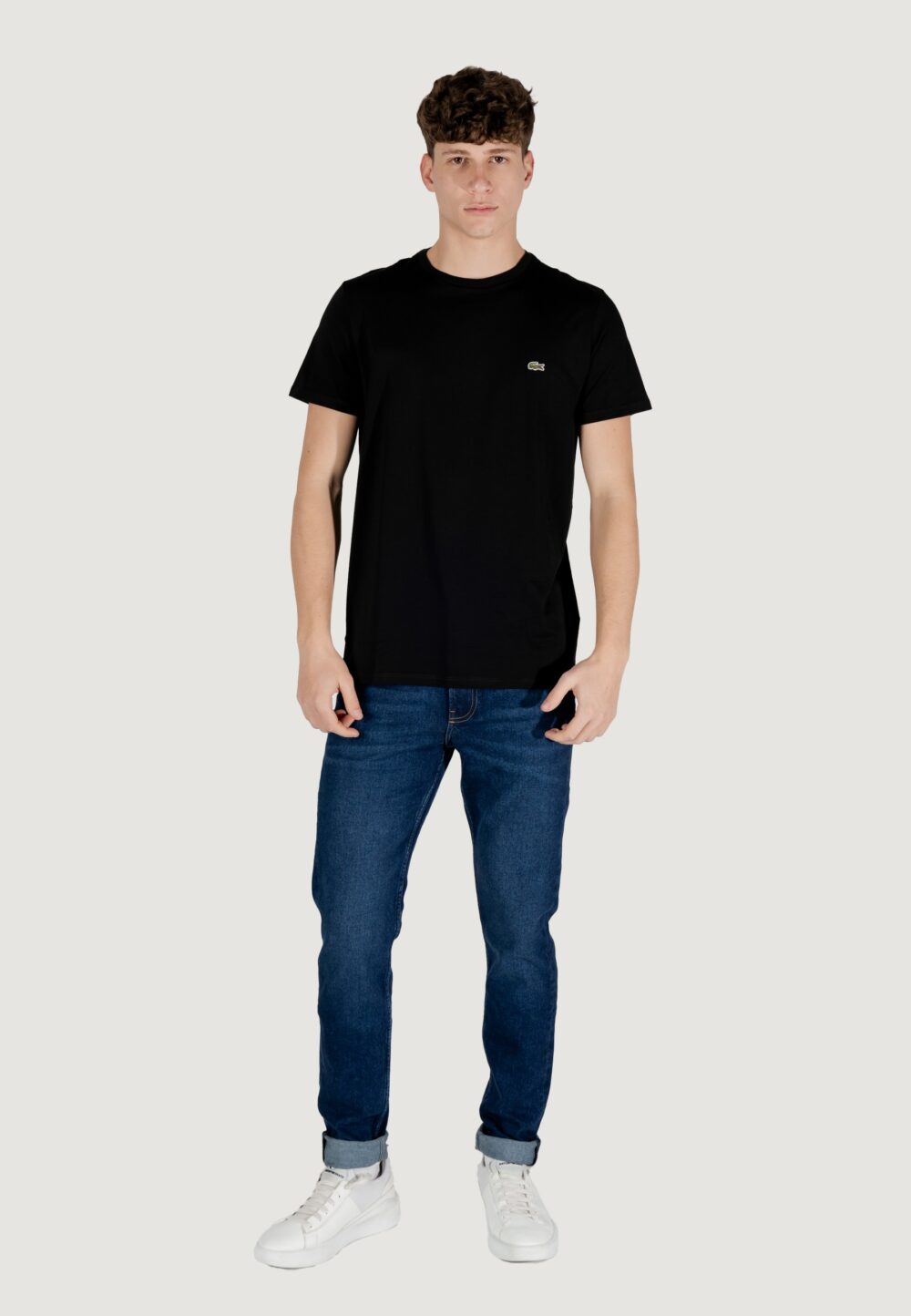 T-shirt LACOSTE Nero - Foto 6