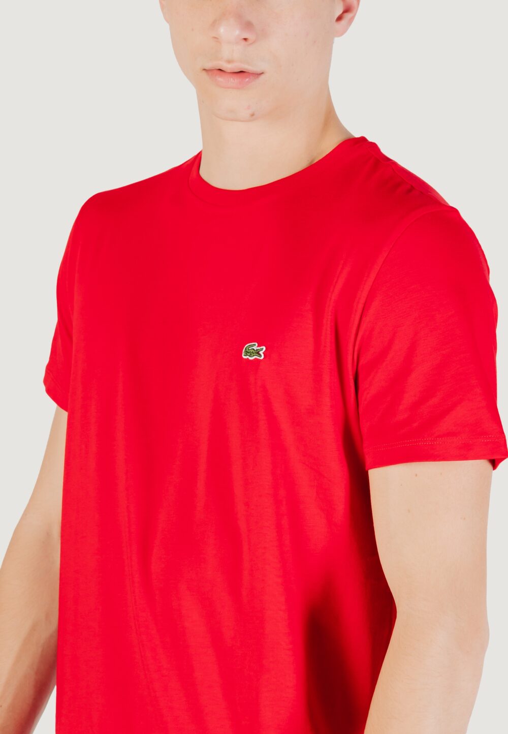 T-shirt LACOSTE Rosso - Foto 2