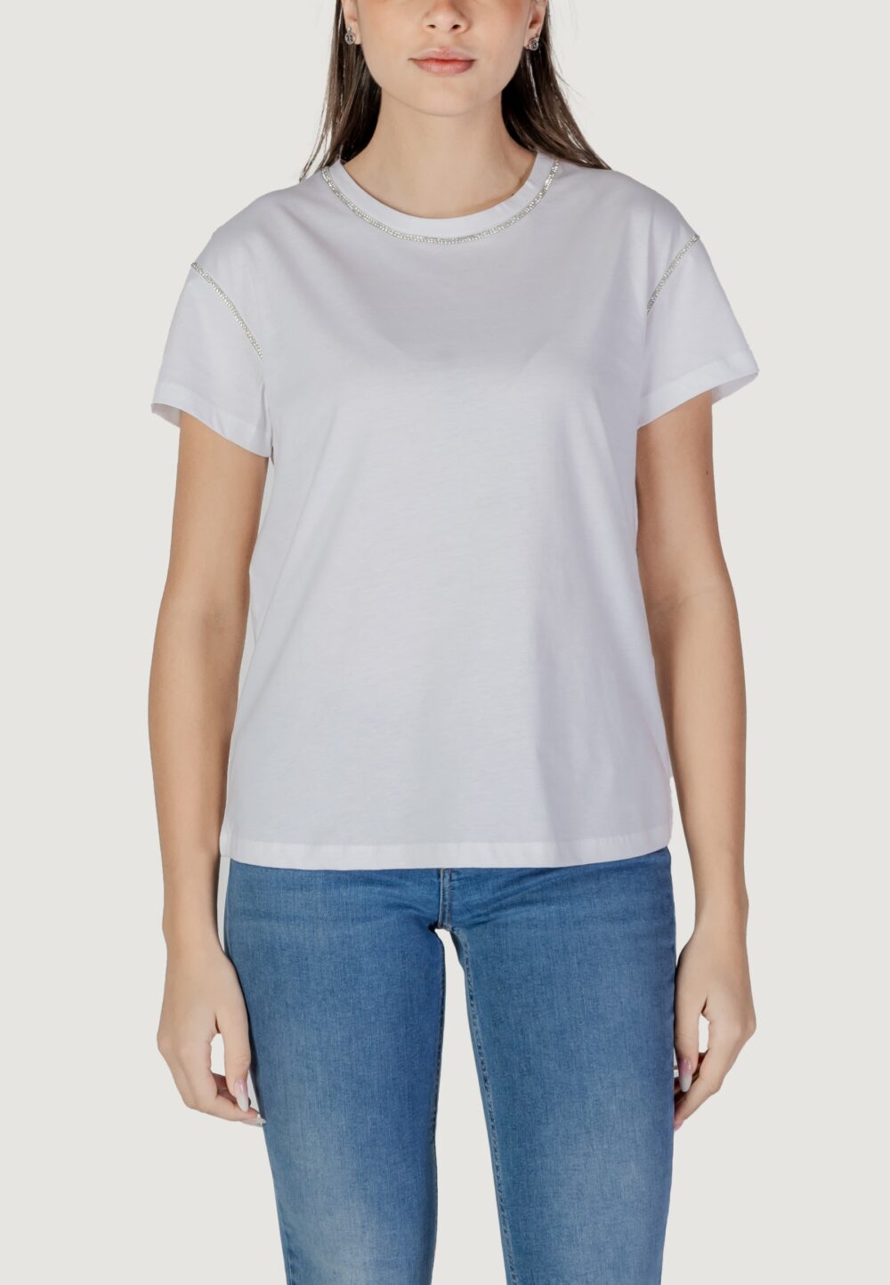 T-shirt Liu-Jo ecs moda m/c Bianco - Foto 1