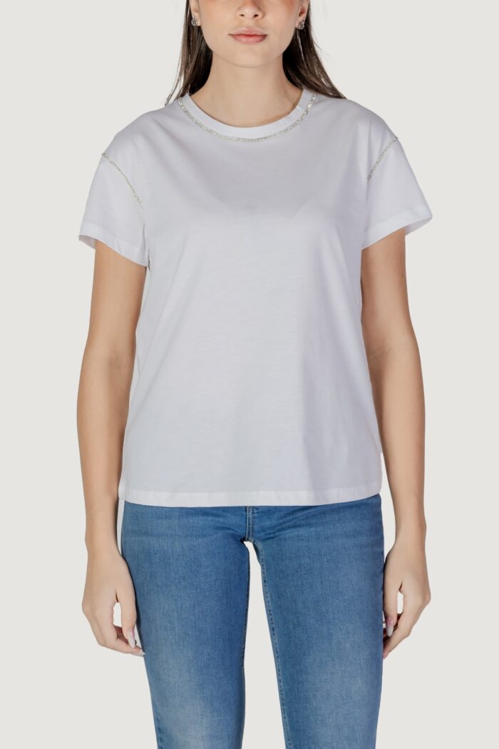 T-shirt Liu-Jo ecs moda m/c Bianco