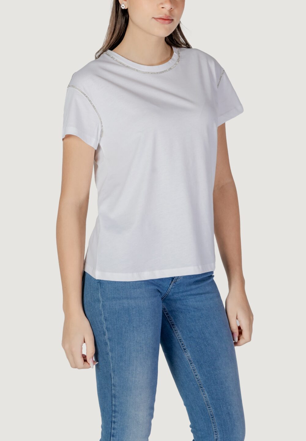 T-shirt Liu-Jo ecs moda m/c Bianco - Foto 2