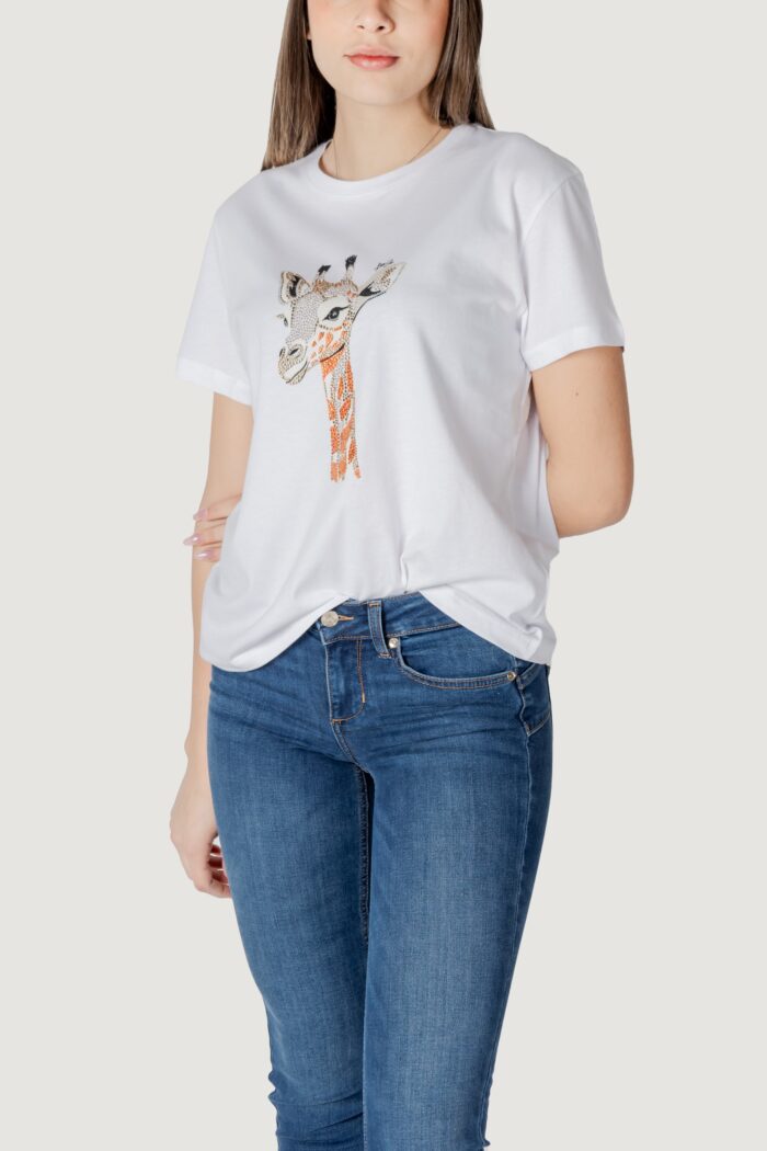 T-shirt Liu-Jo ecs moda m/c Bianco