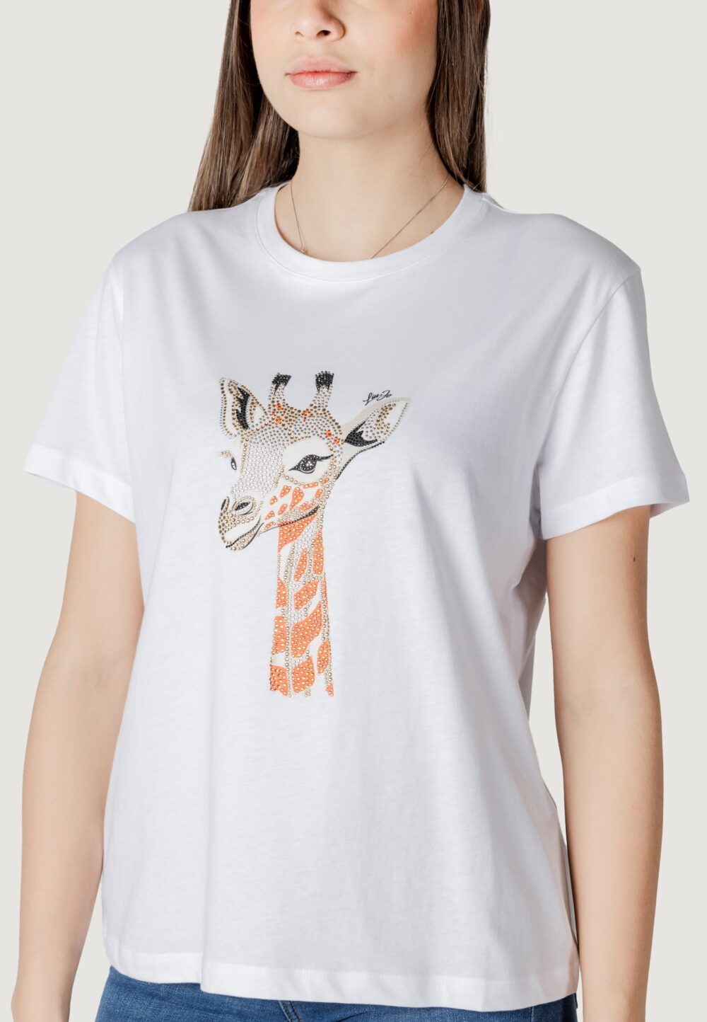 T-shirt Liu-Jo ecs moda m/c Bianco - Foto 2