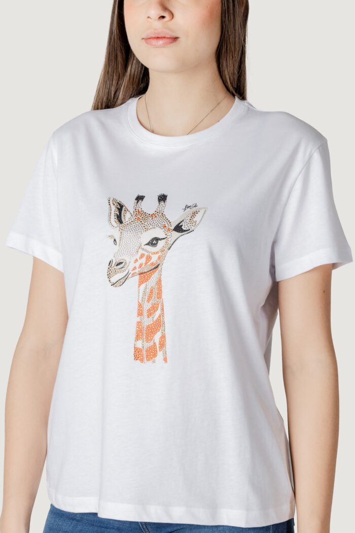 T-shirt Liu-Jo ecs moda m/c Bianco