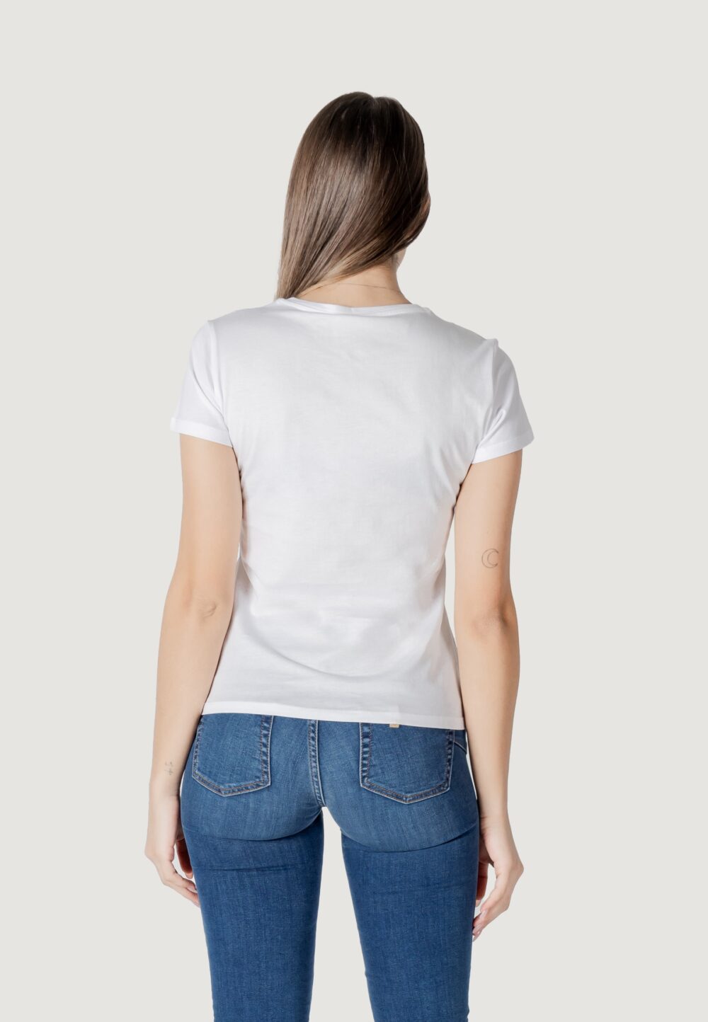 T-shirt Liu-Jo ecs moda m/c Bianco - Foto 5