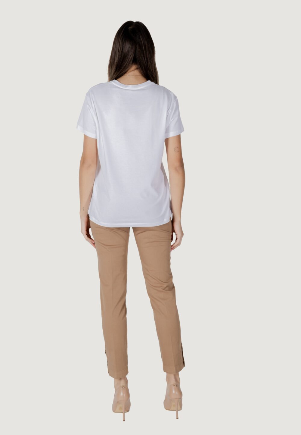 T-shirt Liu-Jo ecs moda m/c Bianco - Foto 4