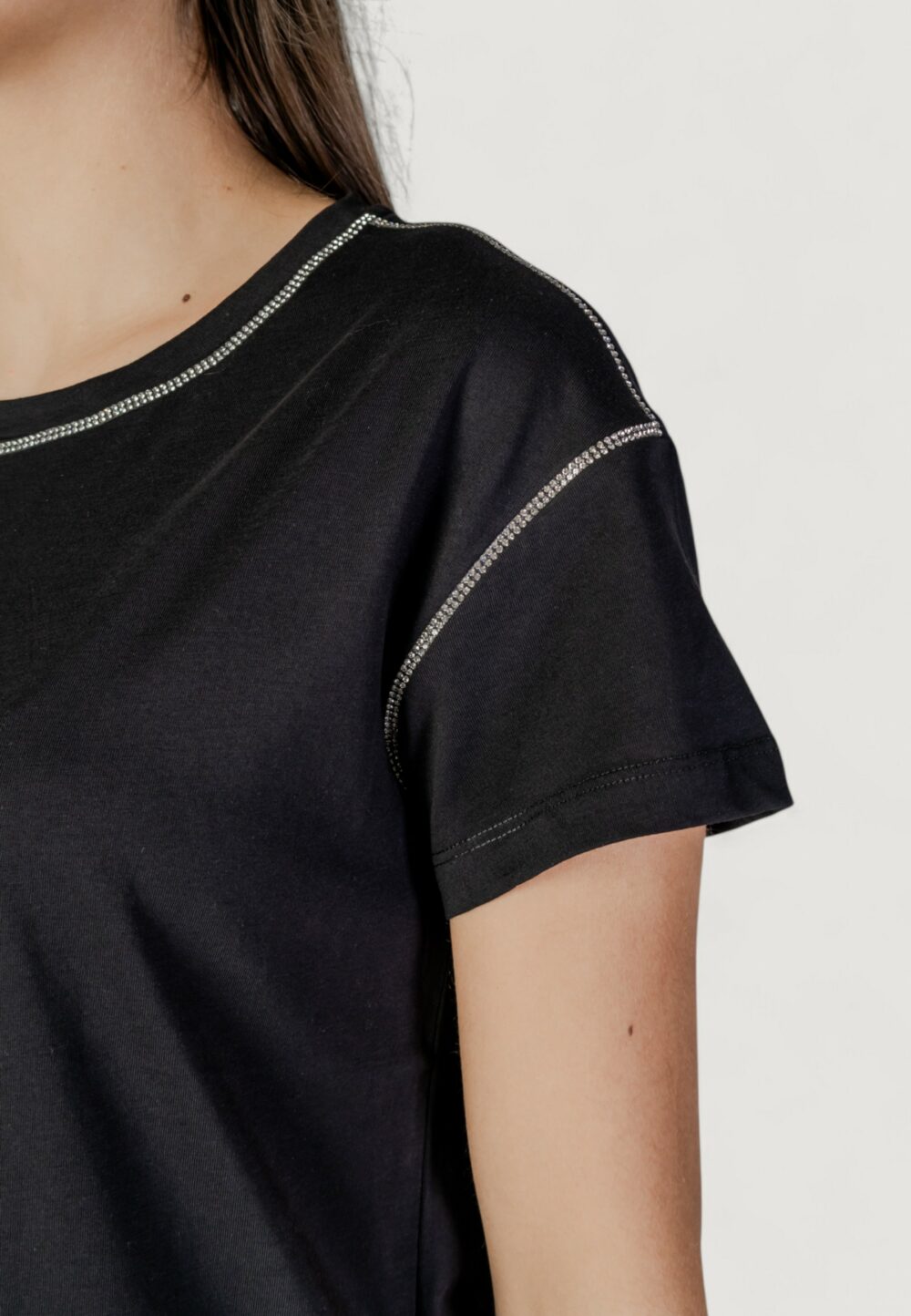 T-shirt Liu-Jo ecs moda m/c Nero - Foto 5