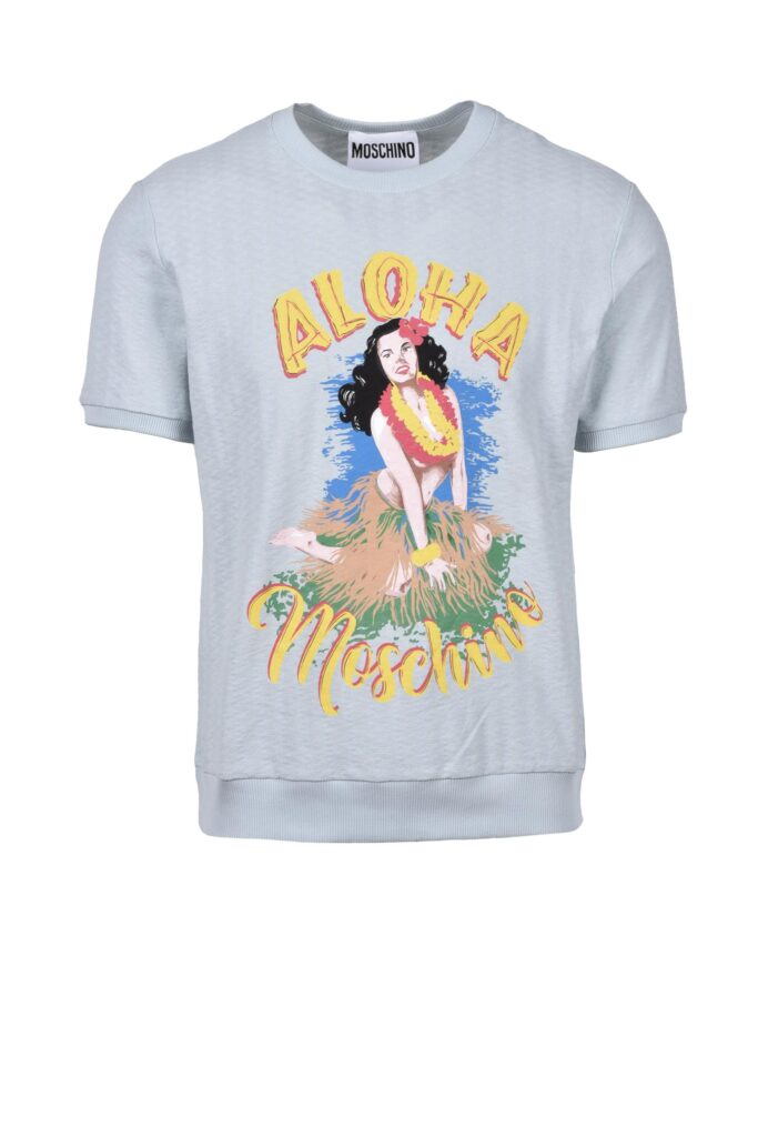 T-shirt MOSCHINO COUTURE  Azzurro