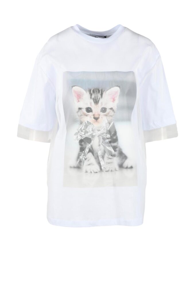 T-shirt MSGM  Bianco