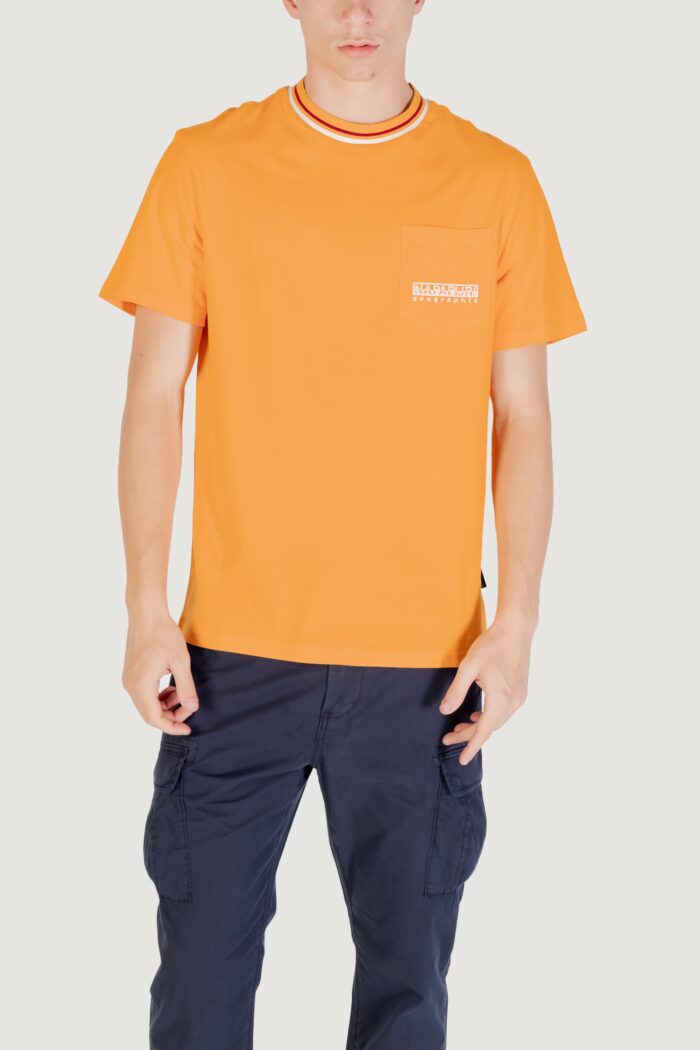 T-shirt Napapijri s-murlo ss Arancione