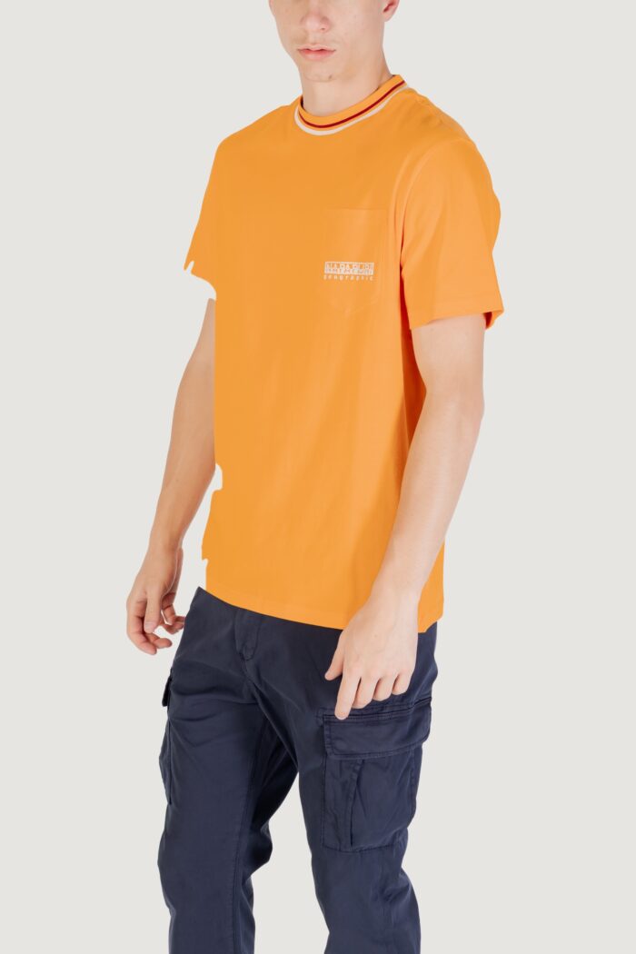 T-shirt Napapijri s-murlo ss Arancione