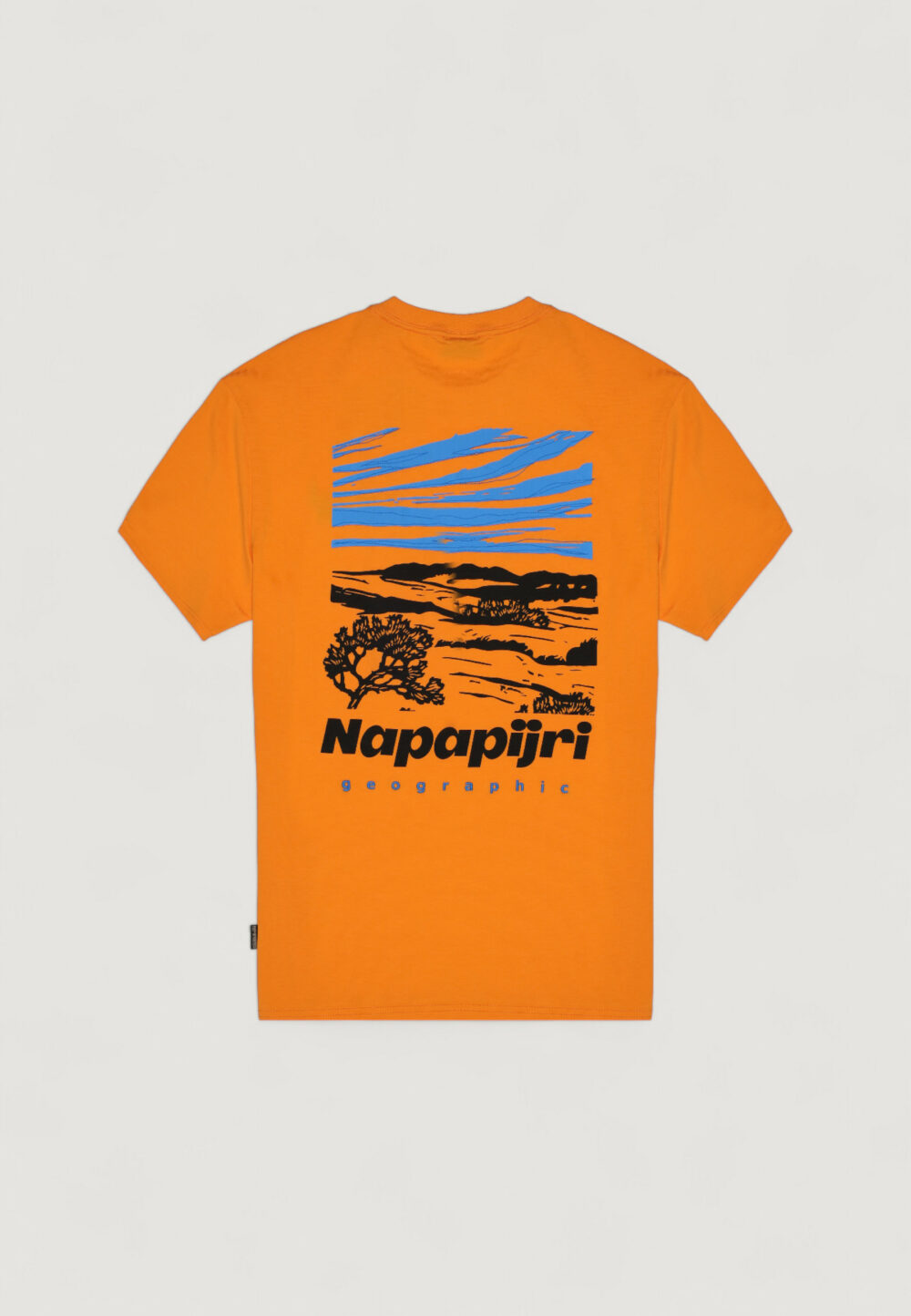T-shirt Napapijri s-vignoni back ss Arancione - Foto 2