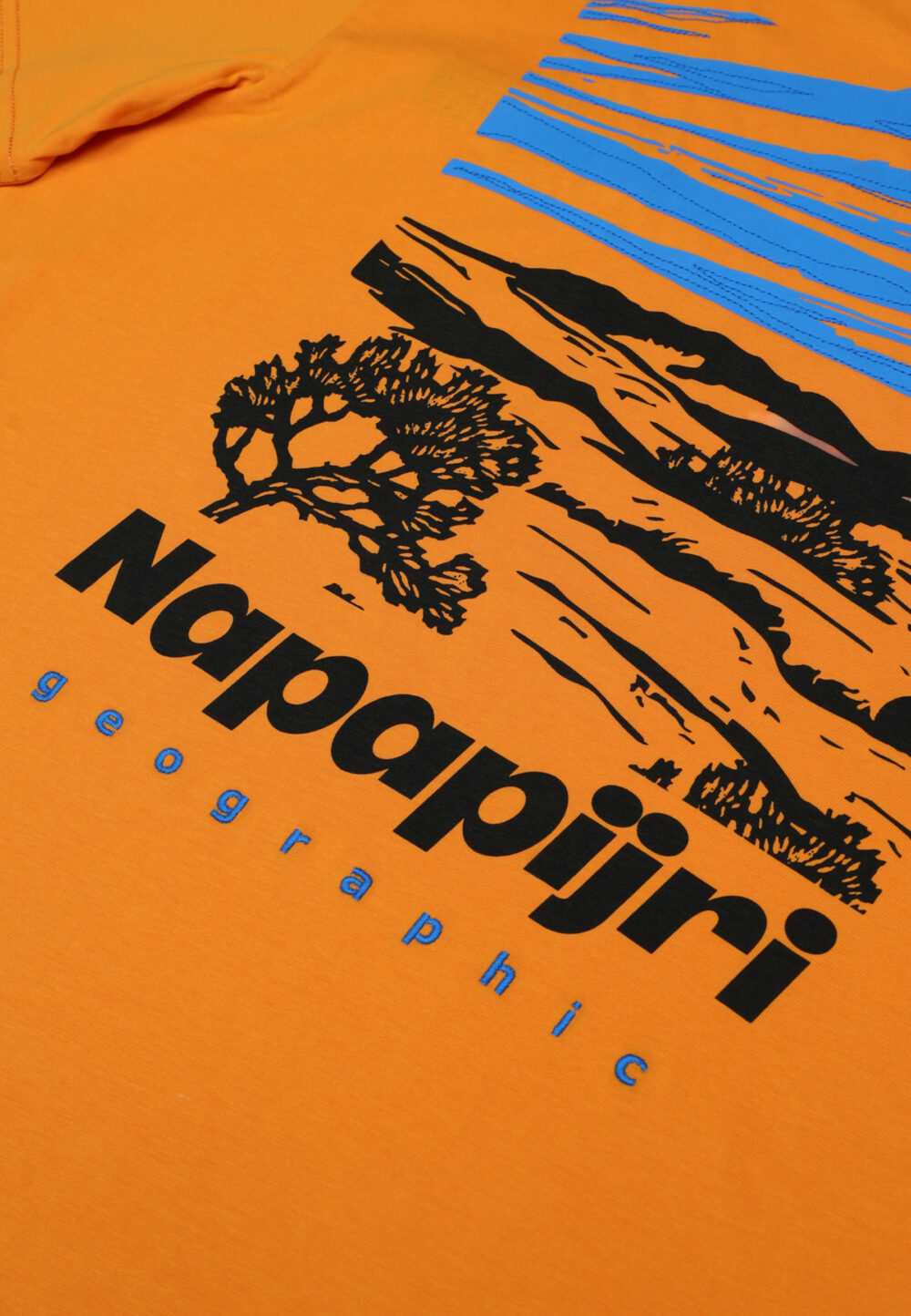 T-shirt Napapijri s-vignoni back ss Arancione - Foto 5