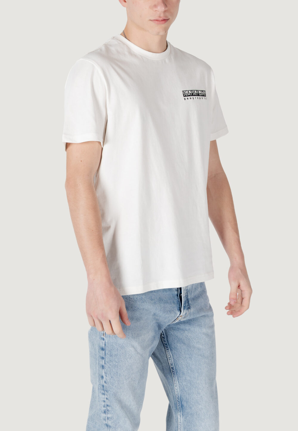 T-shirt Napapijri s-vignoni back ss Bianco - Foto 2