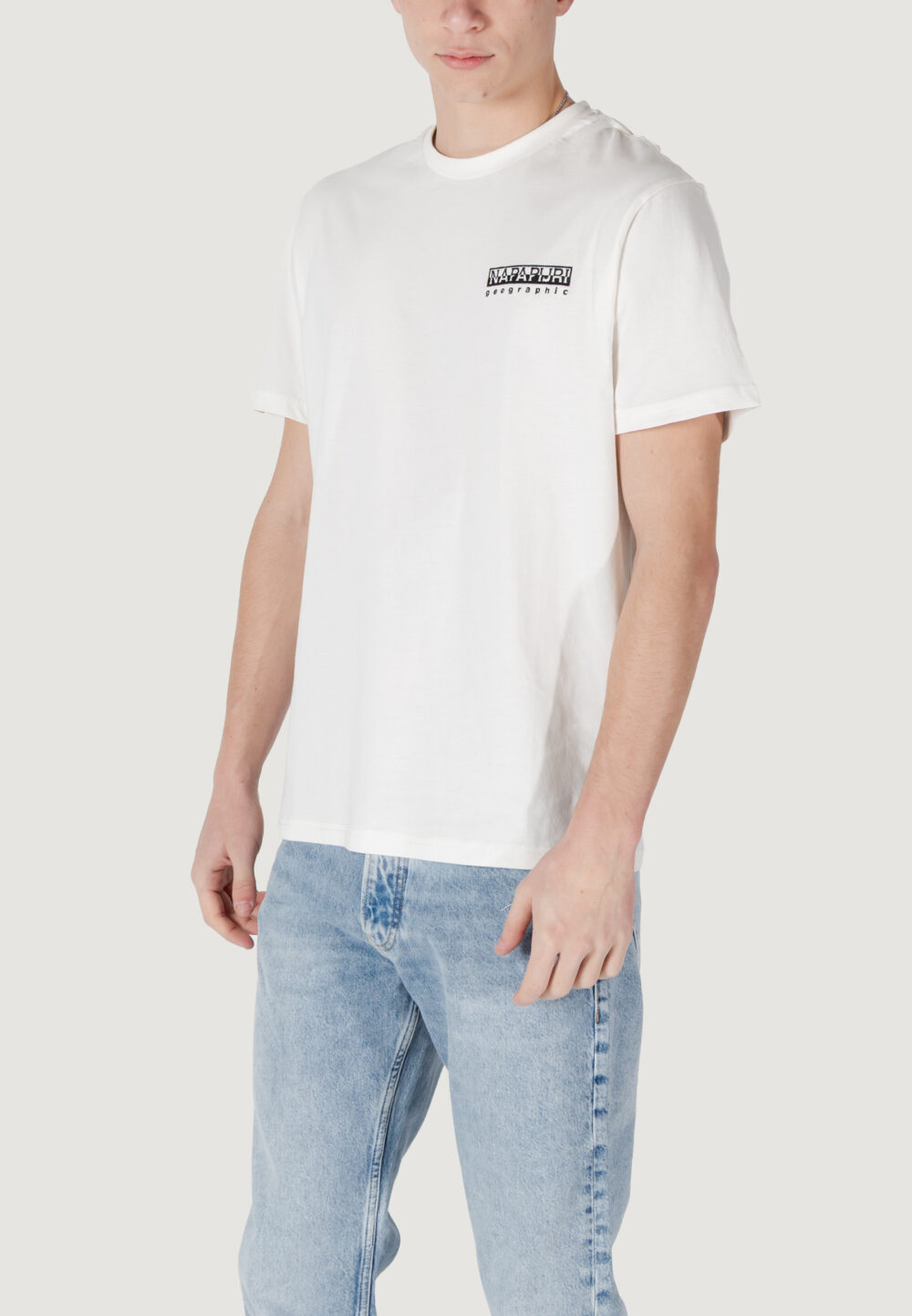 T-shirt Napapijri s-vignoni back ss Bianco - Foto 3