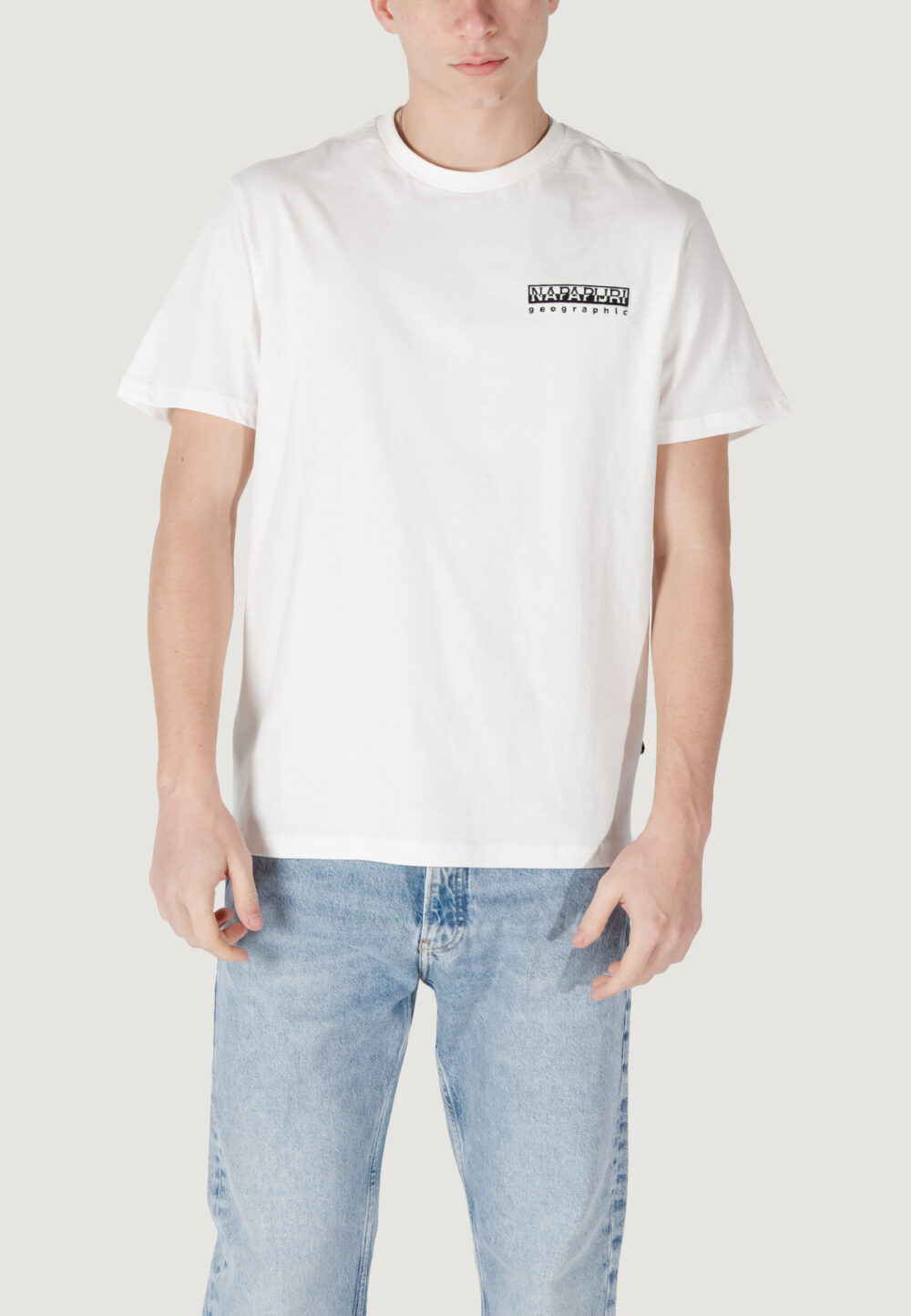 T-shirt Napapijri s-vignoni back ss Bianco - Foto 5