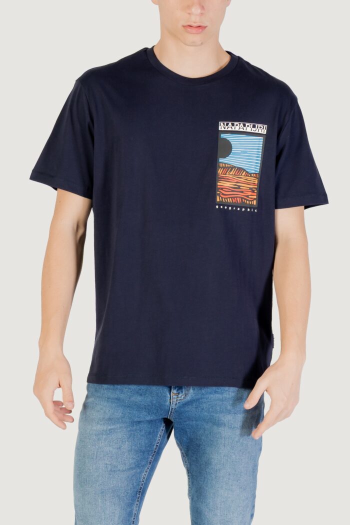 T-shirt Napapijri s-valdor ss Blu