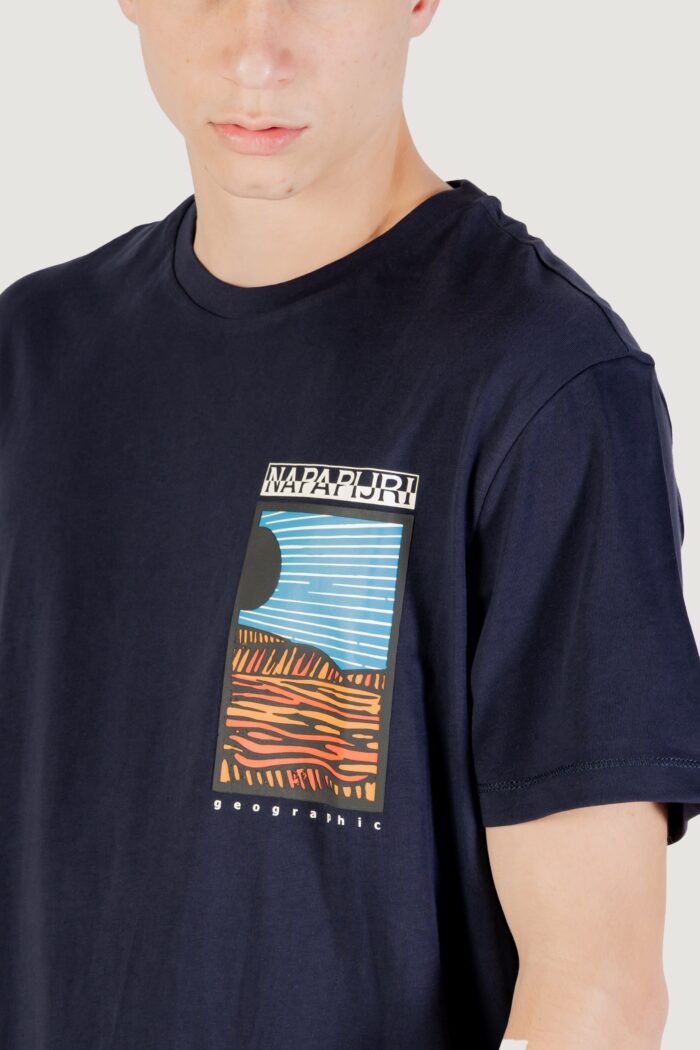T-shirt Napapijri s-valdor ss Blu