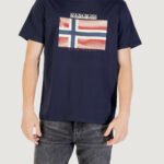 T-shirt Napapijri s-lari ss Blu marine - Foto 1