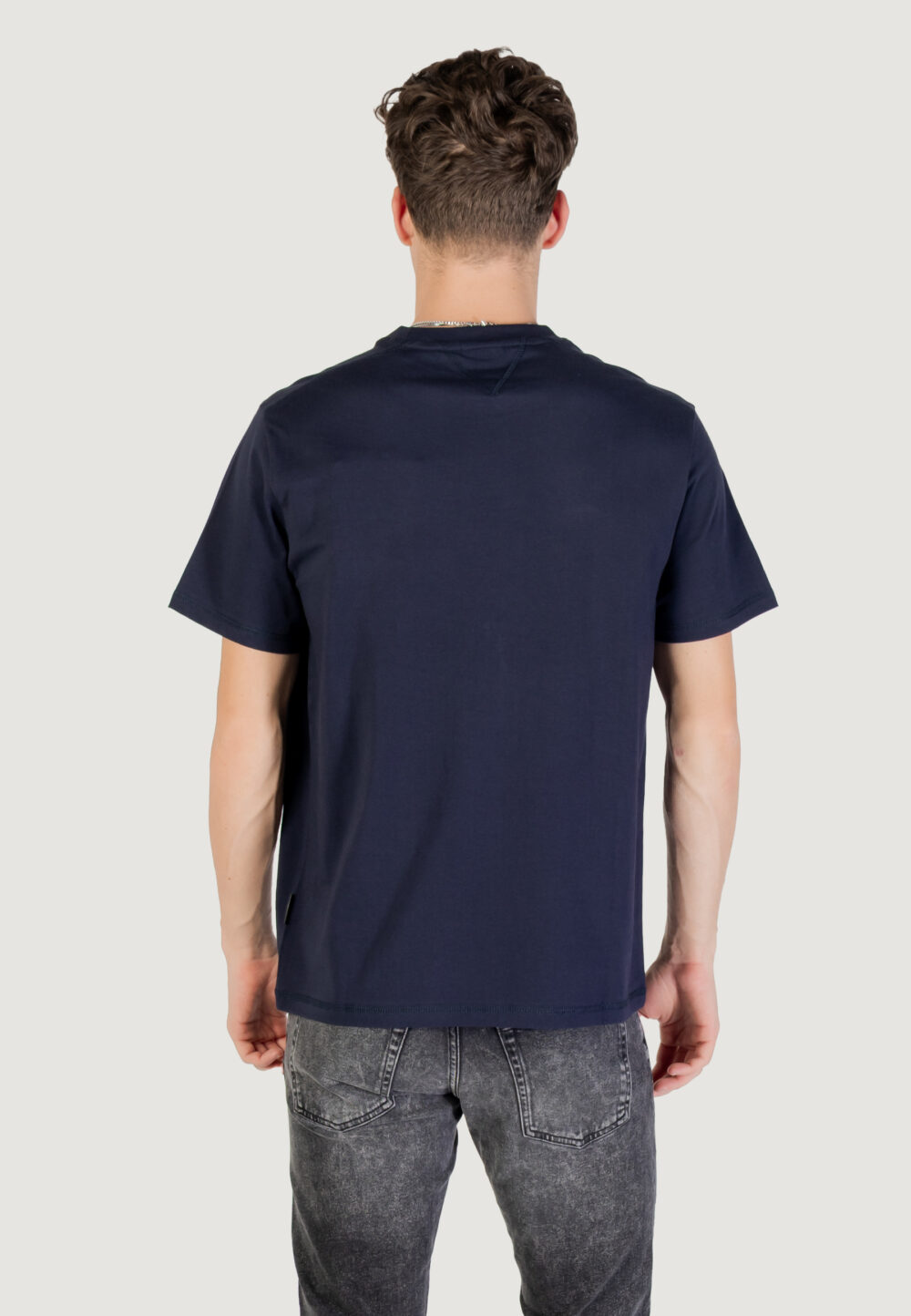 T-shirt Napapijri s-lari ss Blu marine - Foto 5