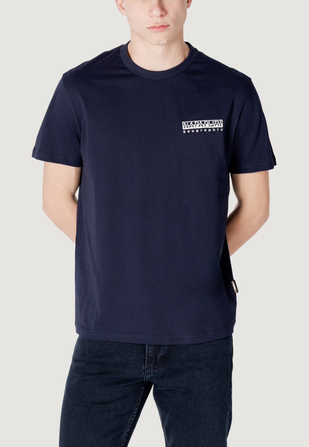 T-shirt Napapijri s-vignoni back ss Blu marine - Foto 1
