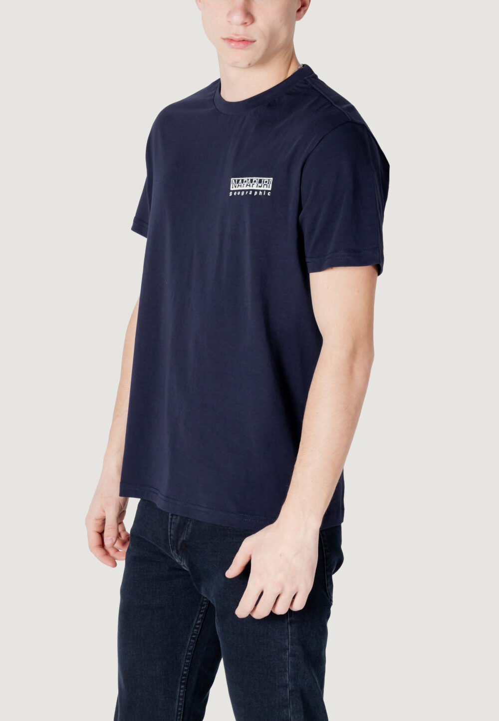 T-shirt Napapijri s-vignoni back ss Blu marine - Foto 3