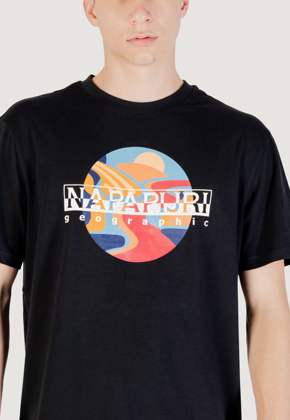 T-shirt Napapijri s-valdor ss Nero - Foto 2