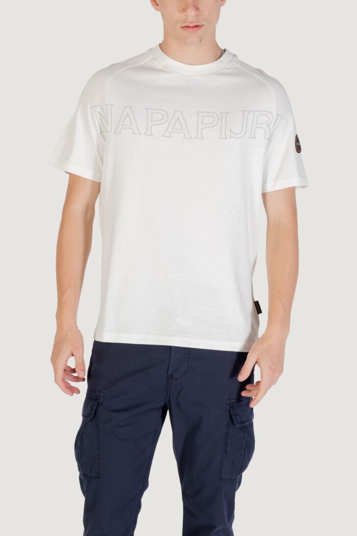 T-shirt Napapijri s-ambra ss Panna
