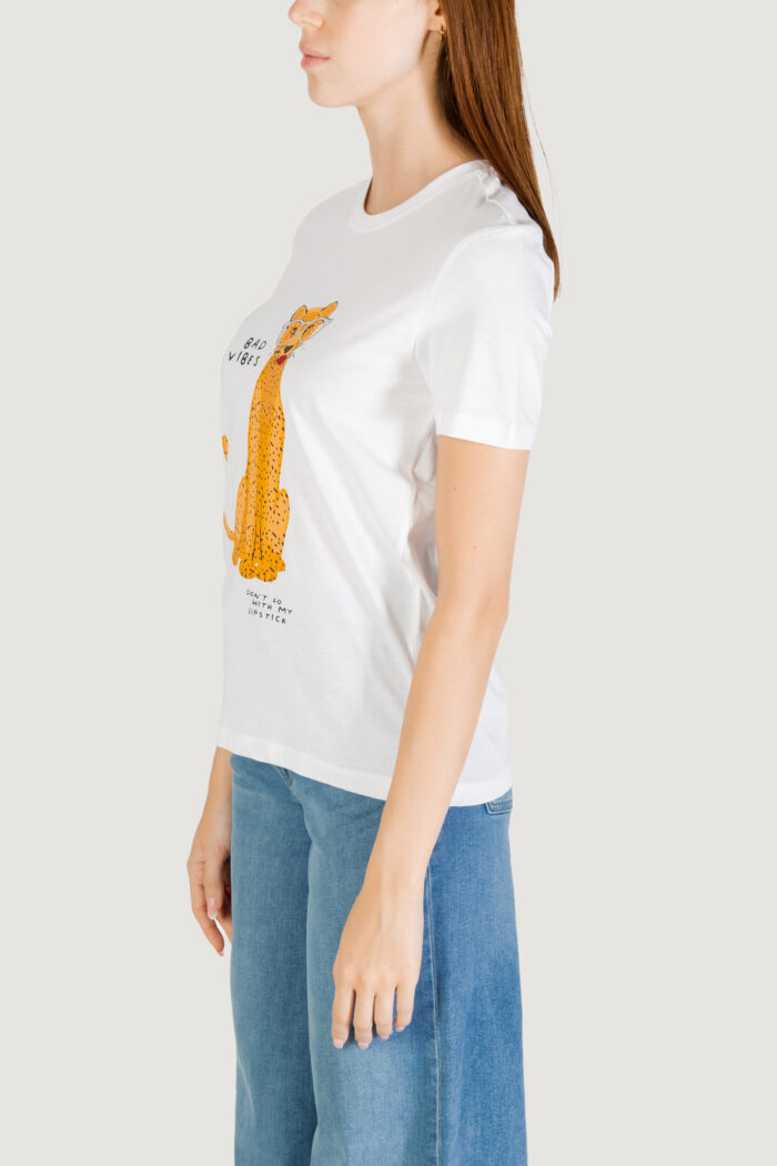 T-shirt Only onlbaria reg s/s top box jrs Bianco