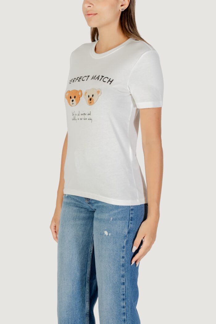 T-shirt Only onlteresa life reg s/s teddy top cs jrs Latte