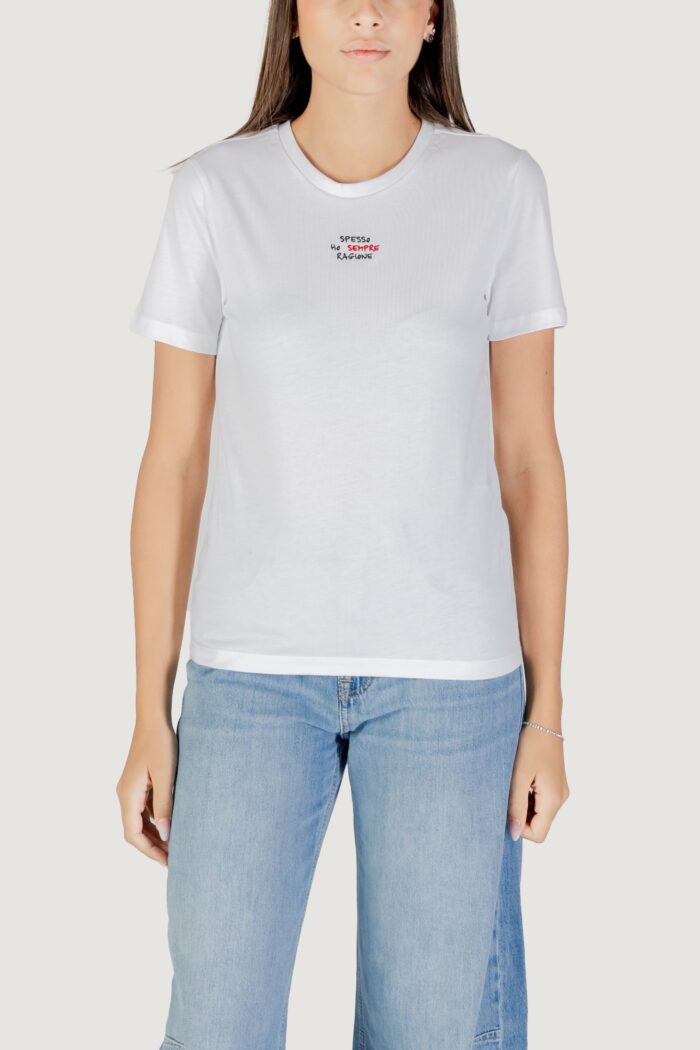 T-shirt Only onladelina s/s tee cs jrs Rosso – Nero