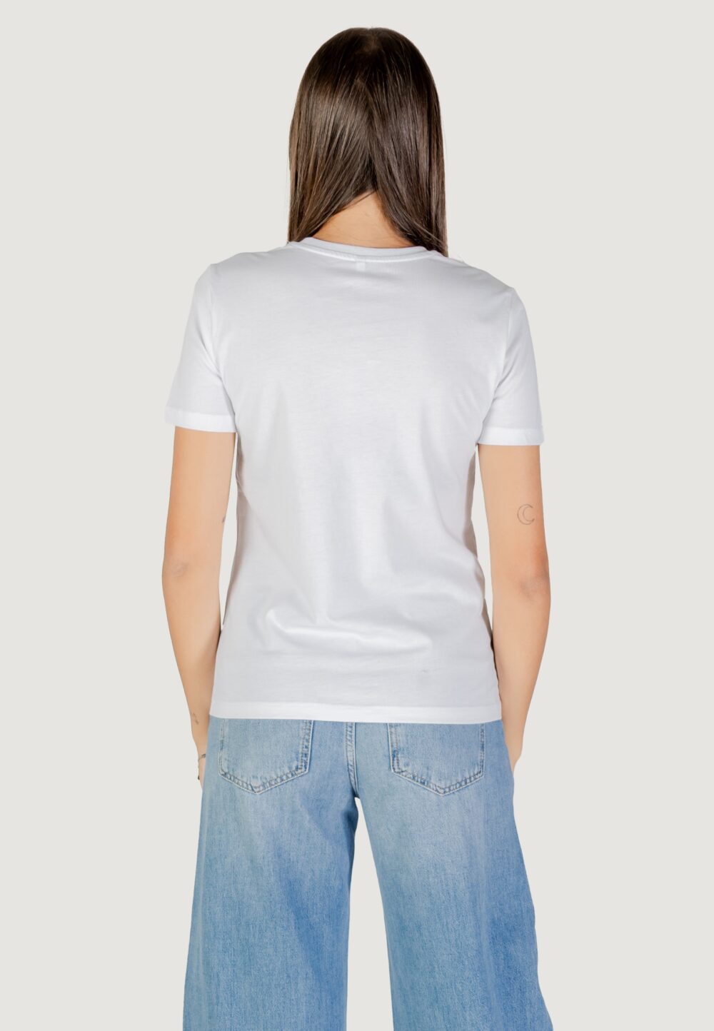 T-shirt Only onladelina s/s tee cs jrs Rosso - Nero - Foto 4