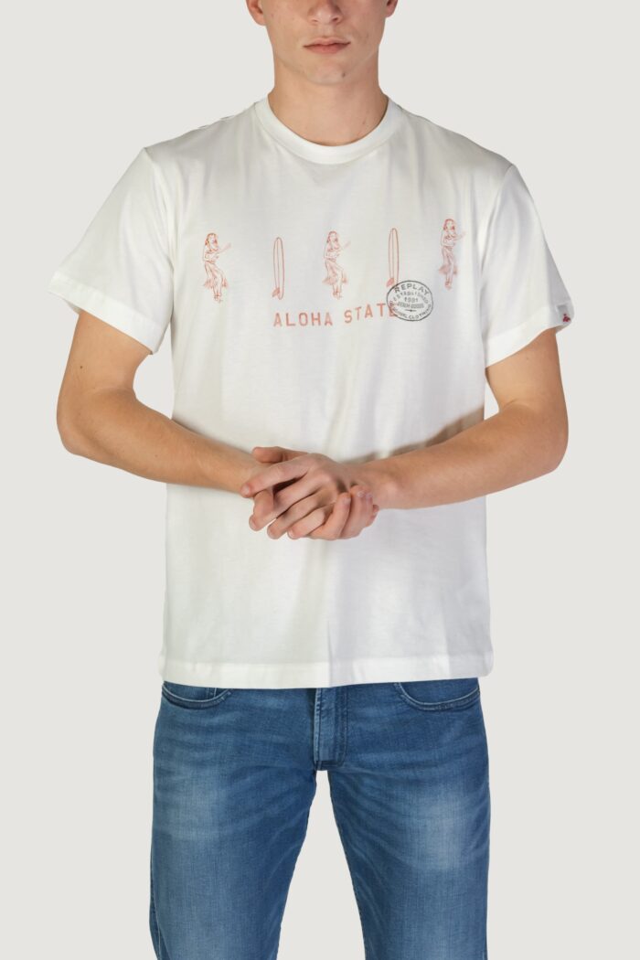T-shirt Replay  Bianco