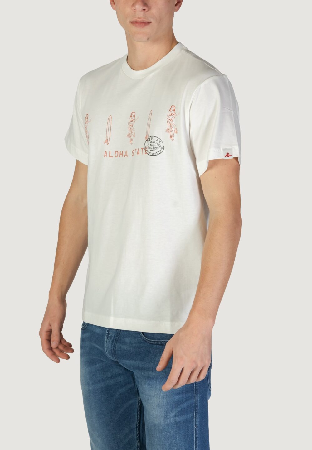 T-shirt Replay Bianco - Foto 2