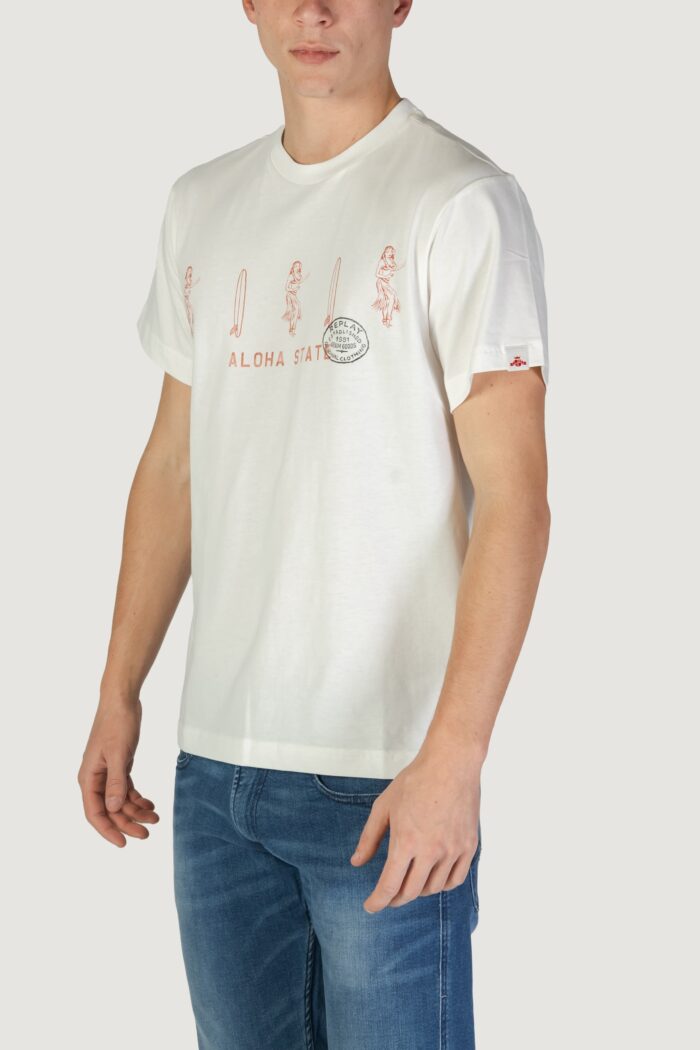 T-shirt Replay  Bianco