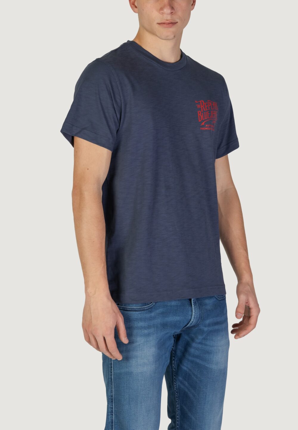 T-shirt Replay Blu - Foto 2