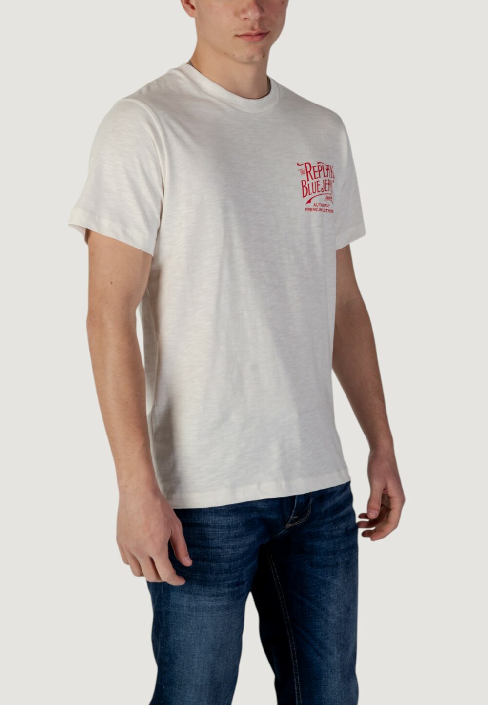 T-shirt Replay Panna - Foto 3
