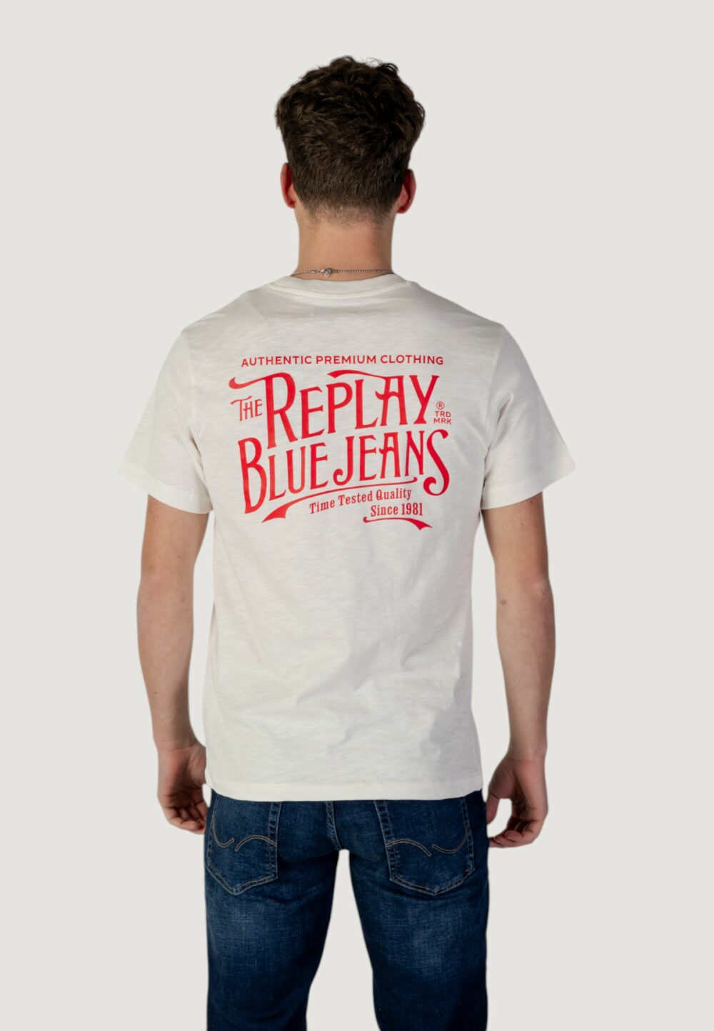 T-shirt Replay Panna - Foto 4
