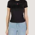 T-shirt Tommy Hilfiger Jeans tjw slim tj us linea Nero - Foto 1