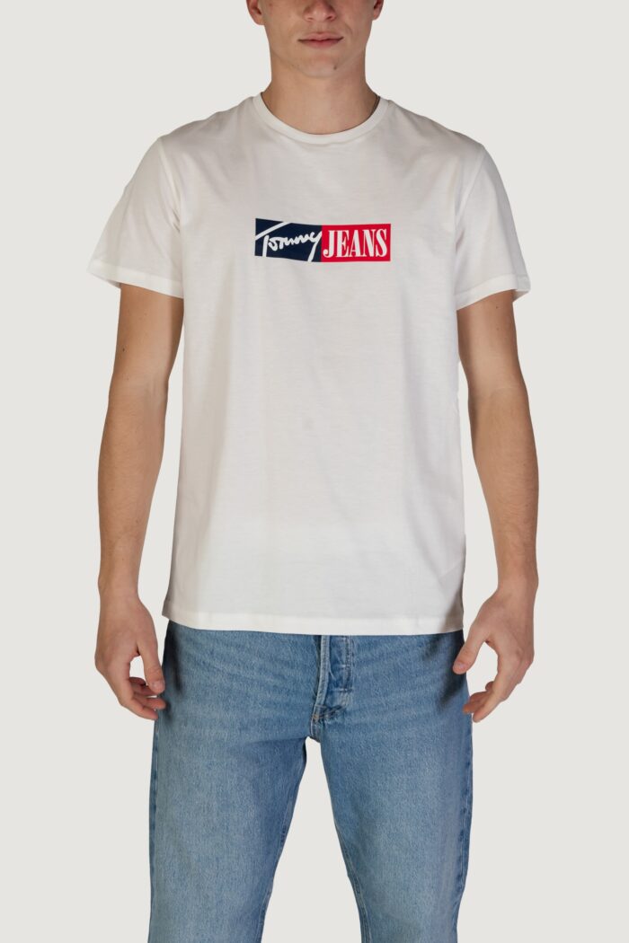 T-shirt Tommy Hilfiger Jeans tjm entry graphic Panna