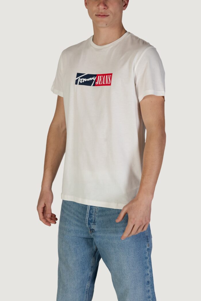 T-shirt Tommy Hilfiger Jeans tjm entry graphic Panna