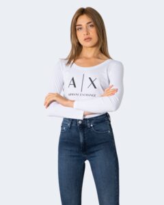 T-shirt manica lunga Armani Exchange Bianco - Foto 1