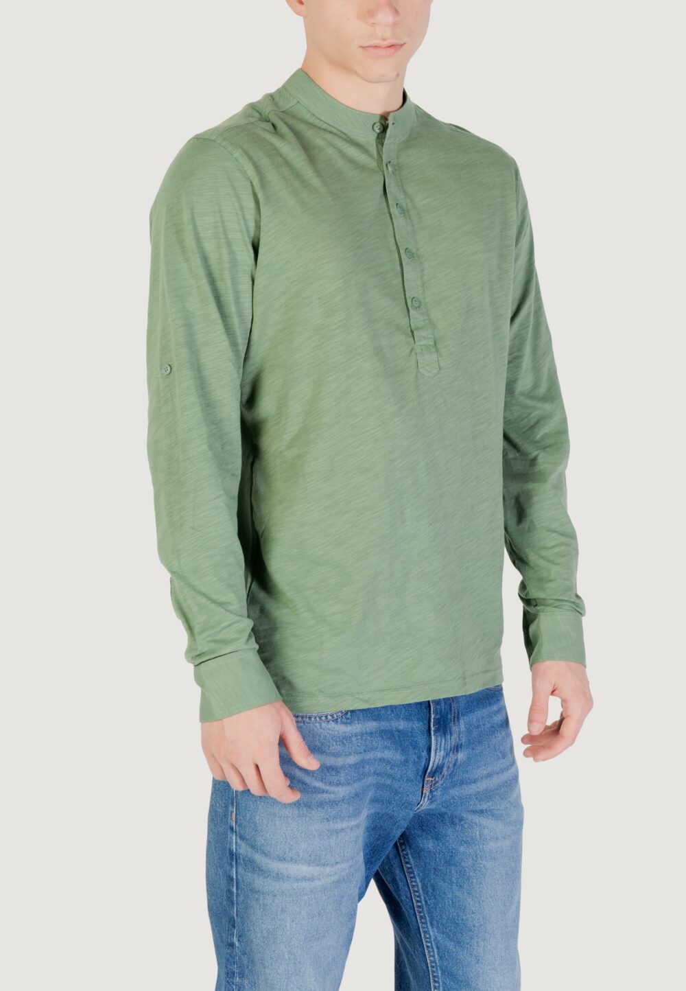T-shirt manica lunga Gianni Lupo Verde - Foto 3