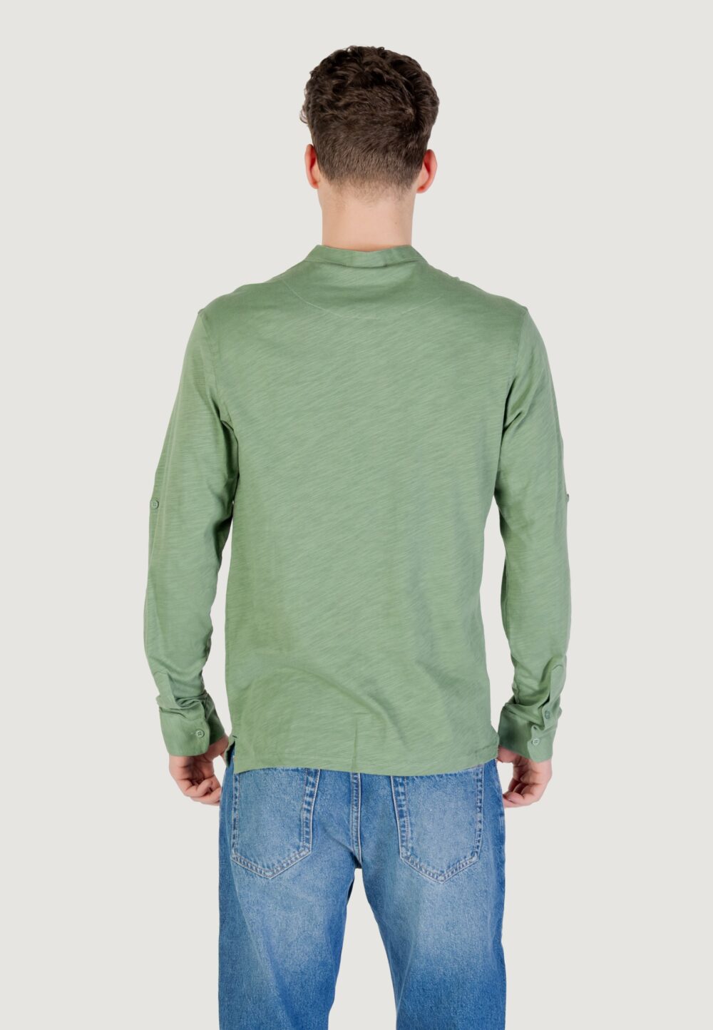 T-shirt manica lunga Gianni Lupo Verde - Foto 4