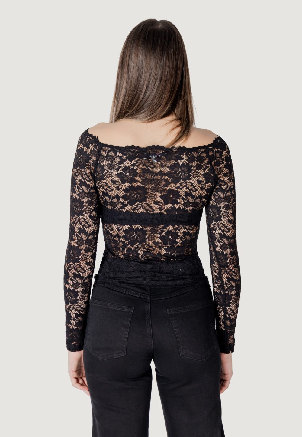 T-shirt manica lunga Morgan De Toi Nero - Foto 4
