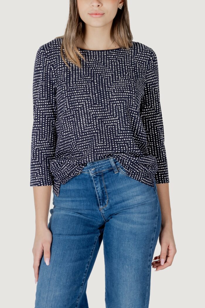 T-shirt manica lunga Street One printed style evi Blue scuro