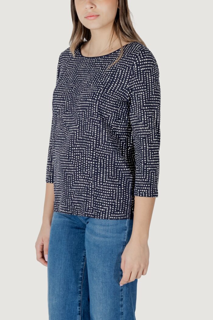 T-shirt manica lunga Street One printed style evi Blue scuro