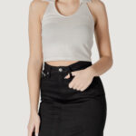 Top Calvin Klein Jeans halterneck polo collar top Beige chiaro - Foto 1